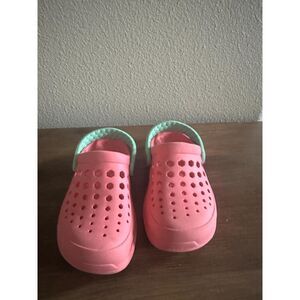 Joy Bees Girl's Active Clog - Hyper Blush & Lavender Rose Size 10-11